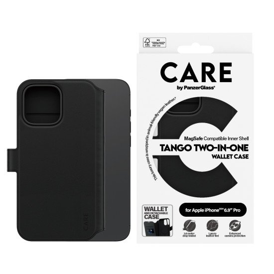 PanzerGlass CARE by PG Tango 2in1 wall iPhone16P 6.9 coque de protection pour téléphones portables Housse Transparent