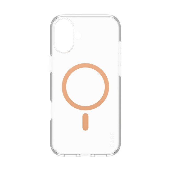 PanzerGlass CARE by PG Peachy MagSafe iPhone16 6.7 coque de protection pour téléphones portables Housse Transparent