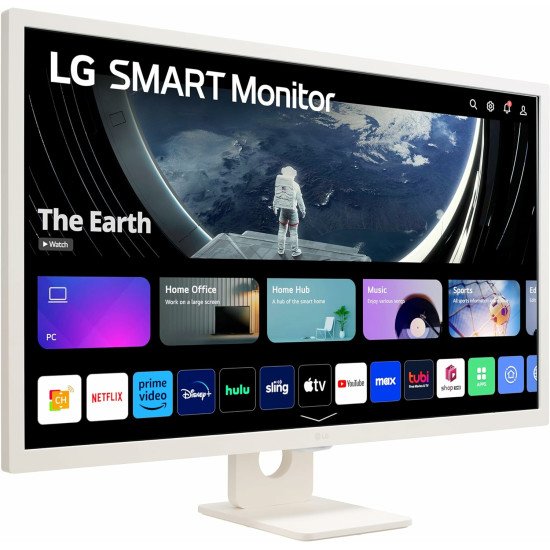 LG Smart 32SR50F-W.AEU écran PC 80 cm (31.5") 1920 x 1080 pixels Full HD LED Blanc