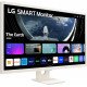 LG Smart 32SR50F-W.AEU écran PC 80 cm (31.5") 1920 x 1080 pixels Full HD LED Blanc