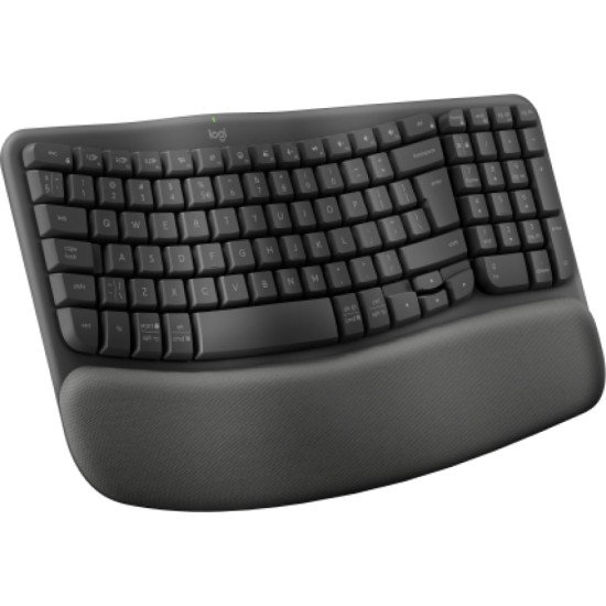 Logitech Wave Keys clavier Bureau RF sans fil + Bluetooth QWERTY US International Graphite