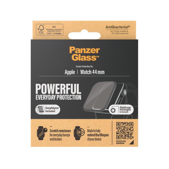 PanzerGlass 2017 accessoire intelligent à porter sur soi Protecteur d'écran Transparent Verre trempé, Polyuréthane thermoplastique (TPU), Polyéthylène téréphthalate (PET)