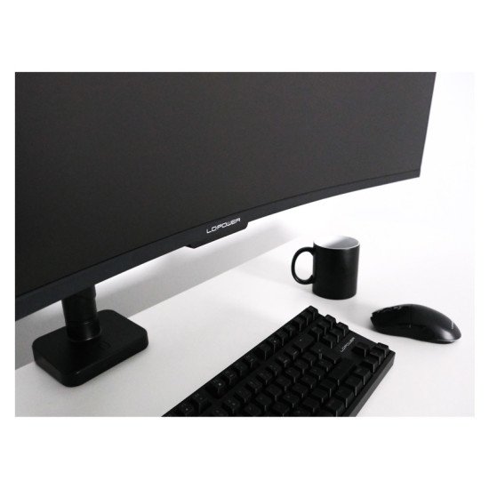 LC-Power LC-EQ-A49B support d'écran plat pour bureau 124,5 cm (49") Noir