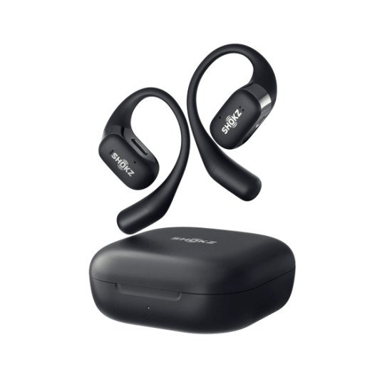 SHOKZ OpenFit Écouteurs Sans fil Crochets auriculaires Appels/Musique/Sport/Au quotidien Bluetooth Noir