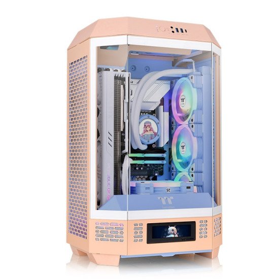 Thermaltake Tower 300 Peach Fuzz Micro Tower Pêche