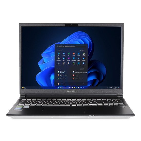 TERRA FR1220816 laptop Intel Core Ultra 7 155H Ordinateur portable 40,6 cm (16") 32 Go DDR5-SDRAM 1 To SSD NVIDIA GeForce RTX 4060 Wi-Fi 6 (802.11ax) Windows 11 Pro Argent