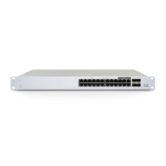 Cisco Meraki MS130-24P Géré L2 Gigabit Ethernet (10/100/1000) Connexion Ethernet POE 1U Blanc