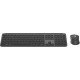 Logitech MK950 Signature for Business clavier Souris incluse Bureau RF sans fil + Bluetooth QWERTZ Suisse Graphite