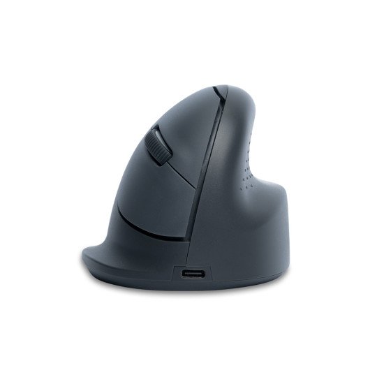 R-Go Tools Souris verticale R-Go HE Basic, ergonomique, droiter, moyen (longueur de la main 165-185 mm), bluetooth, gris