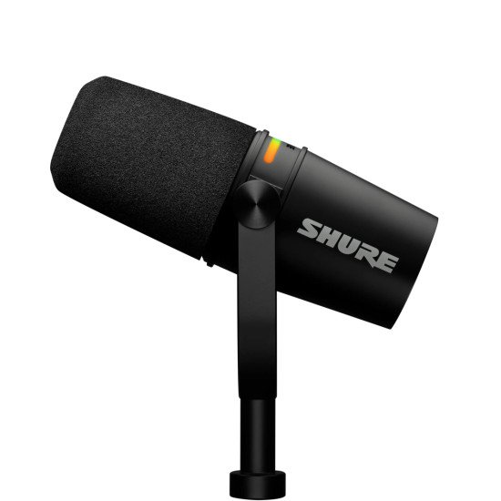 Shure MV7+-K microphone Noir Microphone pour podcast