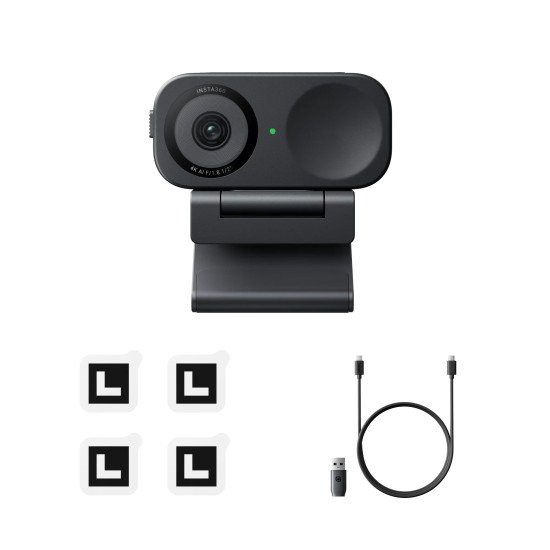 Insta360 Link 2C webcam 3840 x 2160 pixels USB Noir