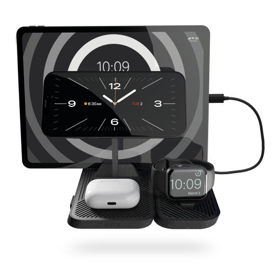 ZENS ZEAPM03/00 chargeur d'appareils mobiles Smartphone, Smartwatch, Tablette Noir Secteur Recharge sans fil Intérieure