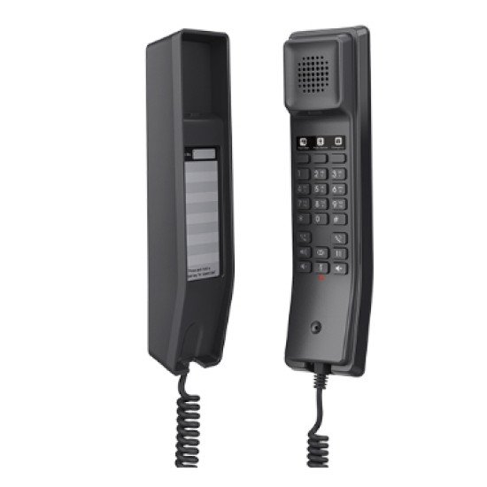 Grandstream Networks GHP611W téléphone fixe Noir 2 lignes Wifi