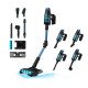 Cecotec Conga Rockstar 8500 Infinity ErgoWet Animal T Batterie Sec&humide Sans sac 250 W Noir, Bleu