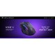 Turtle Beach Kone II - Souris gaming RGB ergonomique filaire, capteur optique 26 000 DPI, interrupteurs optiques 100 M de clics, 23 entrées personnalisables, molette 4D, patins en PTFE pur - Noir cendre