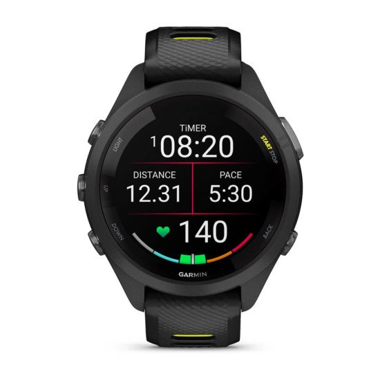 Garmin Forerunner 265S 2,79 cm (1.1") AMOLED 42 mm Noir, Gris GPS (satellite)