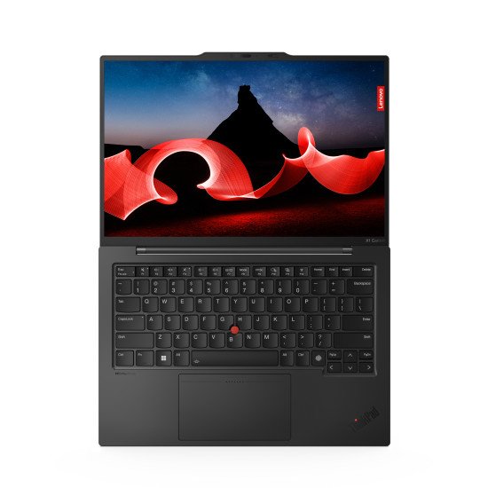 Lenovo ThinkPad X1 Carbon Intel Core Ultra 7 155U Ordinateur portable 35,6 cm (14") WUXGA 32 Go LPDDR5x-SDRAM 1 To SSD Wi-Fi 6E (802.11ax) Windows 11 Pro Noir