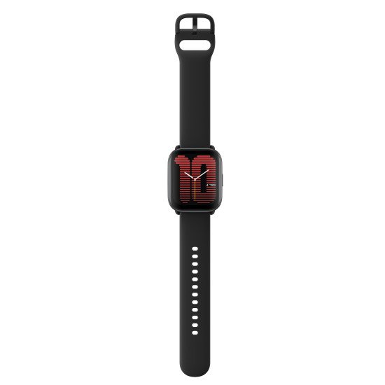 Amazfit Active 4,45 cm (1.75") AMOLED Numérique 390 x 450 pixels Écran tactile Noir GPS (satellite)