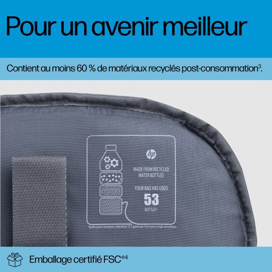 HP Sac à dos pour ordinateur portable Travel Plus 30L 17 pouces