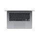 Apple MacBook Air Ordinateur portable 38,9 cm (15.3") Apple M M3 8 Go 512 Go SSD Wi-Fi 6E (802.11ax) macOS Sonoma Gris