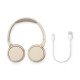 Philips TAH3209BG/00 écouteur/casque Sans fil Arceau Appels/Musique Bluetooth Beige