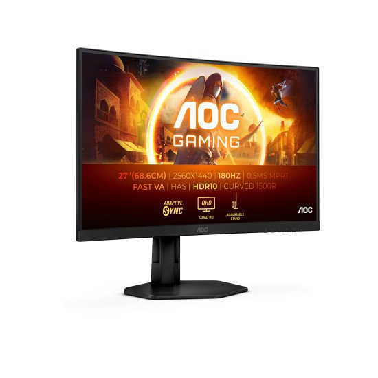 AOC G4 CQ27G4X écran PC 68,6 cm (27") 2560 x 1440 pixels Quad HD LCD Noir