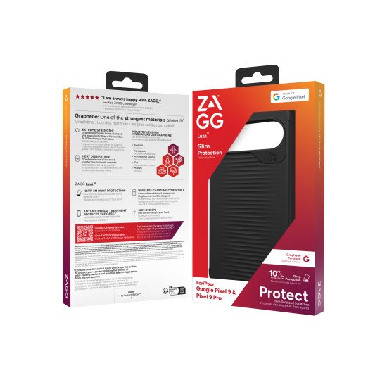 ZAGG Luxe coque de protection pour téléphones portables 16 cm (6.3") Housse Noir