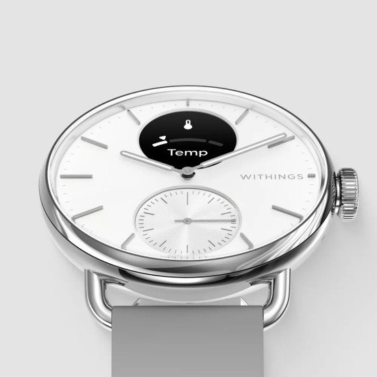 Withings ScanWatch 2 1,6 cm (0.63") OLED 38 mm Hybride Acier inoxydable