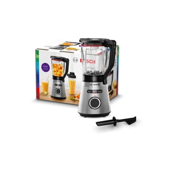 Bosch VitaPower MMB6382MN blender 1,5 L Mélangeur de table 1200 W Noir, Acier inoxydable