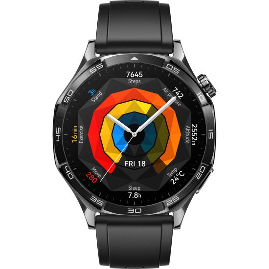 Huawei WATCH GT5 46mm 3,63 cm (1.43") AMOLED Numérique 466 x 466 pixels Noir GPS (satellite)