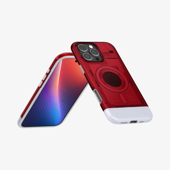 Spigen Classic C1 (MagFit) coque de protection pour téléphones portables 16 cm (6.3") Housse Rouge