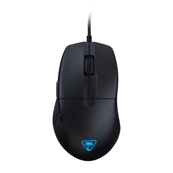 Turtle Beach Pure SEL - Souris gaming ergonomique ultralégère RGB, capteur optique DPI 8K, touches mécaniques, système de prétension, patins en PTFE pur, éclairage RGB Noir