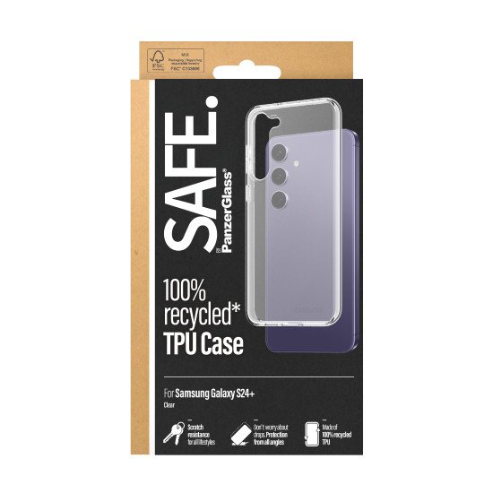 PanzerGlass SAFE95673 coque de protection pour téléphones portables Housse Transparent