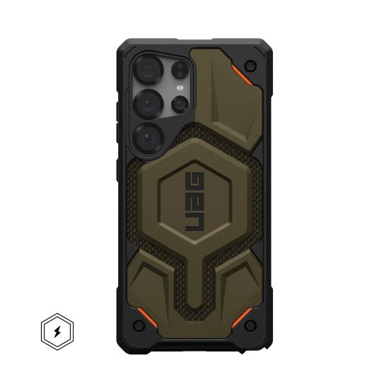 Urban Armor Gear Monarch Pro Kevlar coque de protection pour téléphones portables 17,3 cm (6.8") Housse Noir, Vert