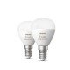 Philips Hue White and Color ambiance Sphérique - Ampoule connectée E14 - (pack de 2)