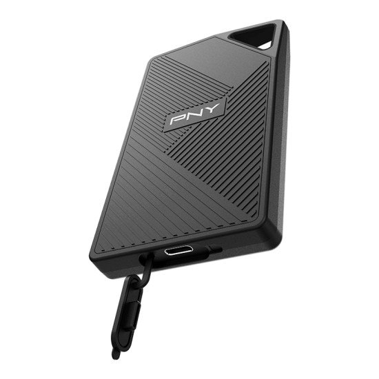 PNY PSD0CS3060-1TB-RB lecteur à circuits intégrés externe 1 To USB Type-C 3.2 Gen 2 (3.1 Gen 2) Noir