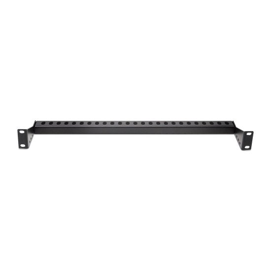 StarTech.com Guide-Câbles Montable en Rack 1U avec Profondeur Réglable, Support de Câbles pour Racks/Armoires 19", Barre de Fixation pour Câbles Horizontale pour Panneaux de Brassage/Switchs/PDUs