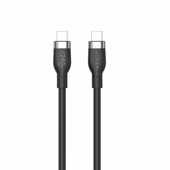 HYPER HJ4001BKGL câble USB USB 2.0 1 m USB C Noir