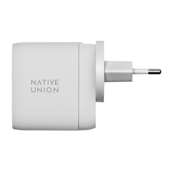 Native Union FAST-PD67-WHT-INT chargeur d'appareils mobiles Ordinateur portable, Smartphone, Tablette Blanc Secteur Charge rapide Intérieure