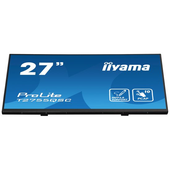 iiyama ProLite T2755QSC-B1 écran PC 68,6 cm (27") 2560 x 1440 pixels Full HD LCD Écran tactile Noir