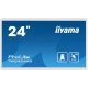 iiyama TW2424AS-W1 affichage de messages Panneau plat de signalisation numérique 60,5 cm (23.8") Wifi 250 cd/m² 4K Ultra HD Noir Écran tactile Intégré dans le processeur Android 24/7