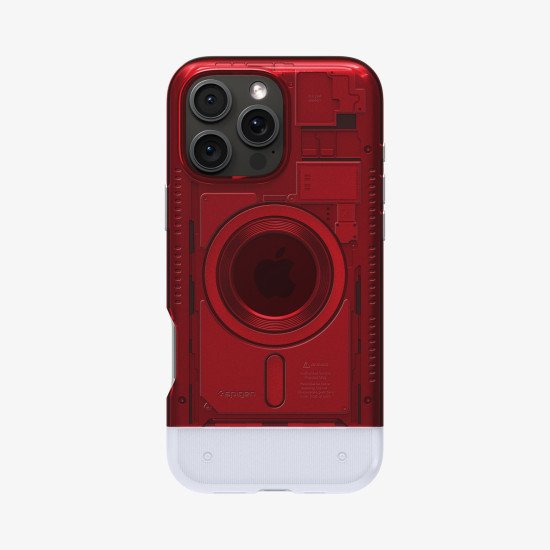 Spigen Classic C1 (MagFit) coque de protection pour téléphones portables 16 cm (6.3") Housse Rouge