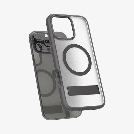 Spigen Ultra Hybrid S (MagFit) coque de protection pour téléphones portables 17,5 cm (6.9") Housse Gris, Transparent