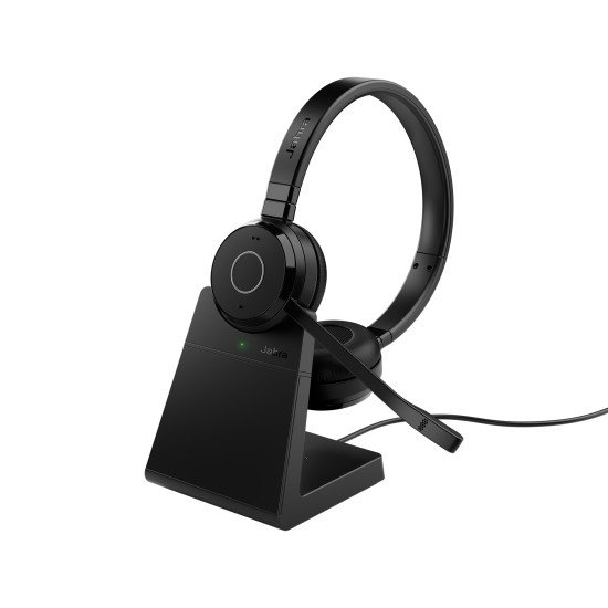 Jabra Evolve 65 TE Casque Avec fil &sans fil Arceau Bureau/Centre d'appels USB Type-A Bluetooth Socle de chargement Noir