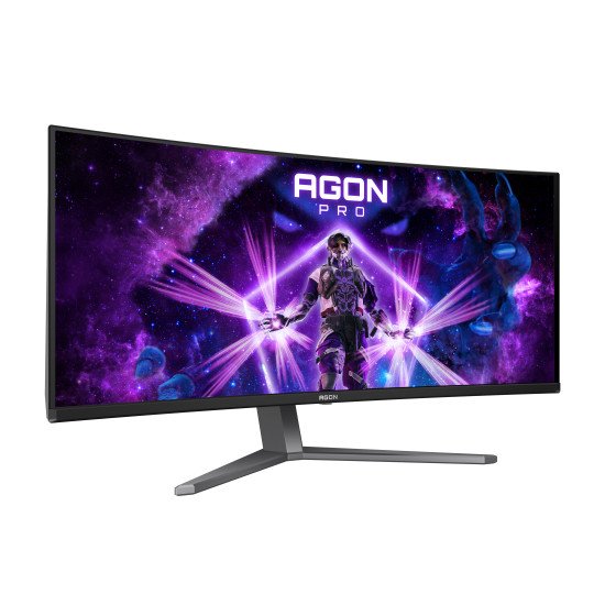 AOC AGON PRO AG346UCD écran PC 86,4 cm (34") 3440 x 1440 pixels Wide Quad HD QDOLED Noir, Gris