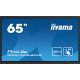 iiyama PROLITE TE6514MIS-B2AG Écran plat de signalisation numérique 165,1 cm (65") LCD Wifi 435 cd/m² 4K Ultra HD Noir Écran tactile Intégré dans le processeur Android 24/7