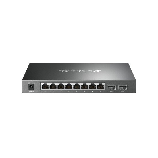 TP-Link Omada SG2210P commutateur réseau Géré L2/L2+ Gigabit Ethernet (10/100/1000) Connexion Ethernet POE Noir