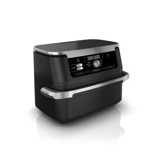 Ninja AF500EU friteuse Double 10,4 L Autonome 2470 W Friteuse d'air chaud Noir, Acier inoxydable