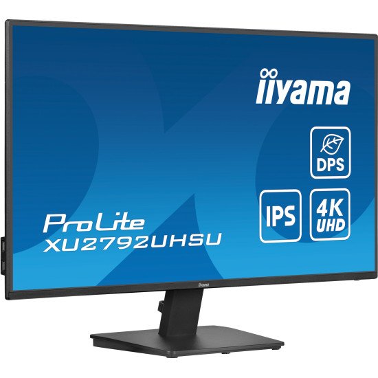 iiyama ProLite XU2792UHSU-B6 écran PC 68,6 cm (27") 3840 x 2160 pixels 4K Ultra HD LED Noir