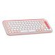 Logitech POP Icon Combo clavier Souris incluse Universel Bluetooth QWERTY US International Rose, Blanc